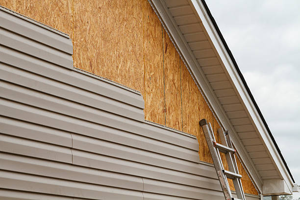 Professional Siding Contractor technician working in Burgess, VA